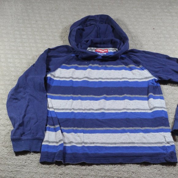 Set of 2 Wrangler Size 10/12 Hooded Long Sleeve Kangaroo Pouch Shirts - Picture 2 of 11